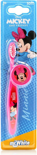 Mr. White Kinderzahnbürste für 3+ Jahre Rosa