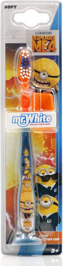 Mr. White Minions Παιδική Οδοντόβουρτσα για 3+ Χρονών Κίτρινη