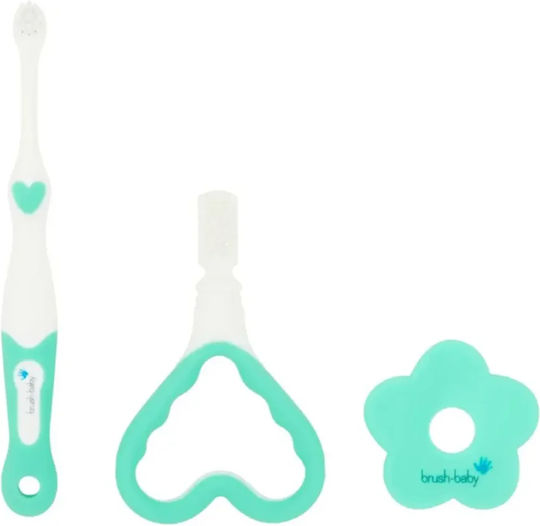 Brush Baby Baby Toothbrush For 0m+ Turquoise