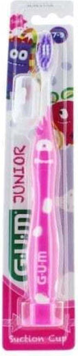 GUM 902 Junior Monster Children's Toothbrush For 6+ Years Light Blue-Blue