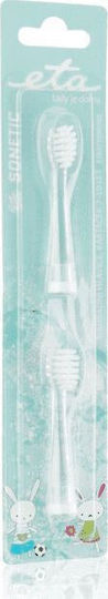 ETA ETA Replacement Heads for Children's Electric Toothbrushes Sonetic 2 Pieces
