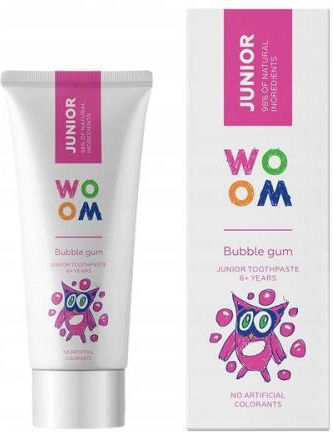 Woom Pastă De Dinți Pentru Copii 6+ Ani Cu Aromă De Gumă De Mestecat 50ml
