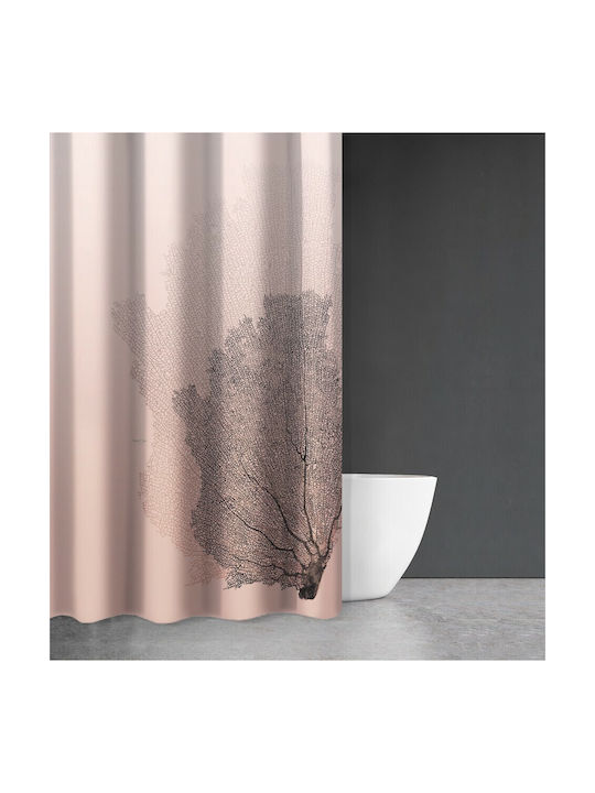 Saint Clair Water 622 Κουρτίνα Μπάνιου Υφασμάτινη 180x200 cm Beige