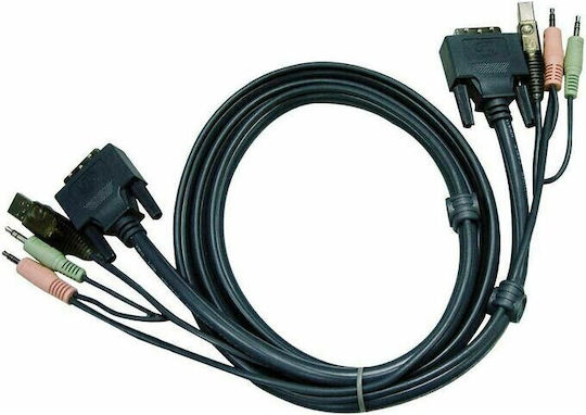 Aten Кабел KVM 2L-7D02U 1.8м για το CS1782 USB