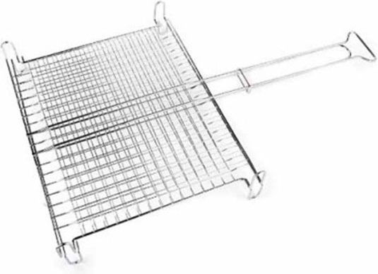 Homestyle Διπλή Μεταλλική Σχάρα Ψησίματος με Πόδια 40x35εκ.