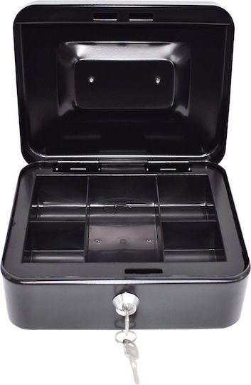 Metron Cash Box with Lock Black 333.01.08 Black 333.01.08