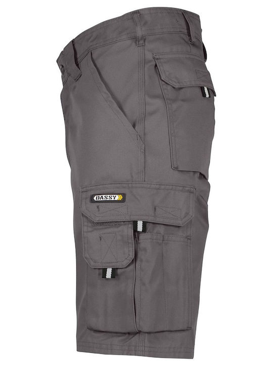 Dassy Workwear Bari Cement Работен Бермуда Сива