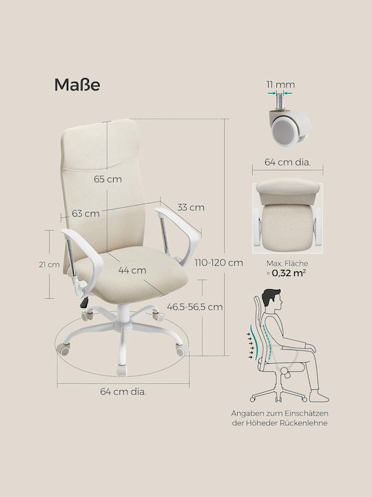 Songmics Office Chair With Recline Black