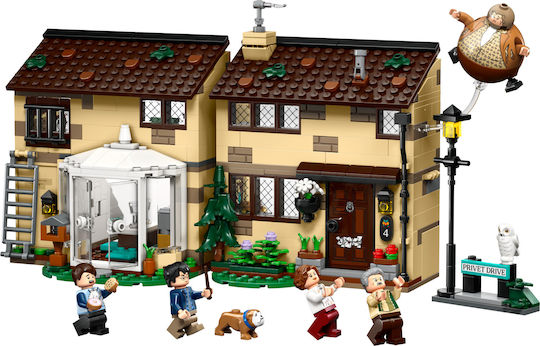 LEGO Harry Potter Privet Drive Aunt Marge's Visit for Ages 8+ 639 Pieces