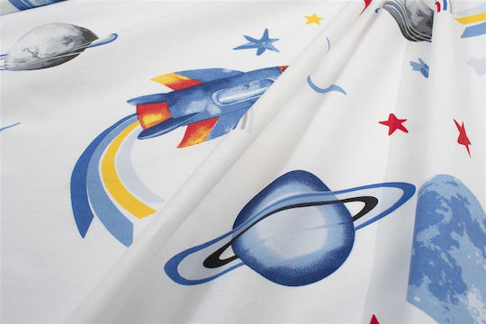 Dimcol Bebe Space Комплект Бебешки Чаршафи За Количка Памучни 120x160бр 3бр Dimcol Bebe Space Комплект Бебешки Чаршафи За Количка Памучни 120x160бр 3бр
