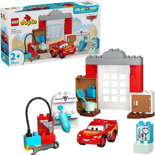 LEGO Duplo Vizita lui McQueen la Garajul lui Doc pentru 2+ Ani 35 Bucăți
