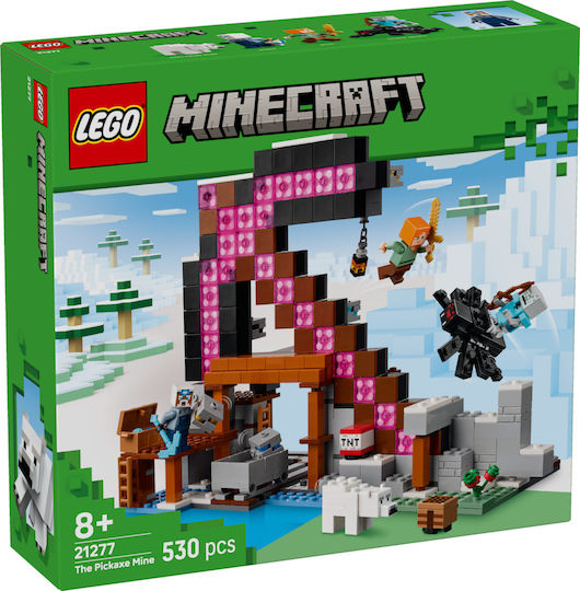 LEGO Minecraft The Pickaxe Mine for Ages 8+ 530 Pieces