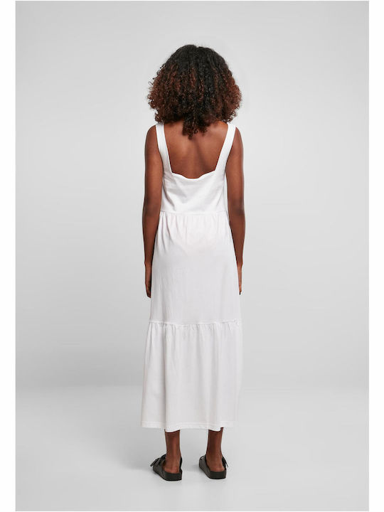 Summer Midi Dress White