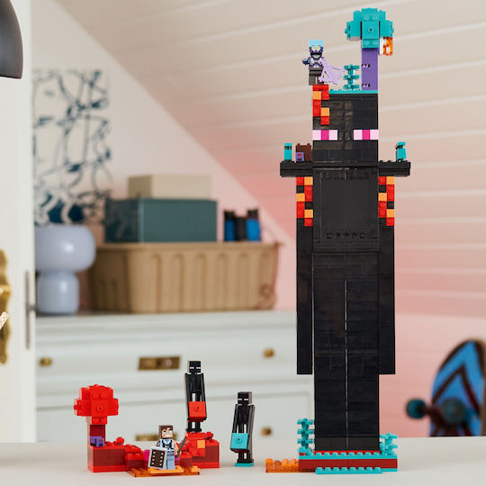 LEGO Minecraft The Enderman Tower for Ages 9+ 867 Pieces