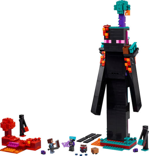 LEGO Minecraft The Enderman Tower for Ages 9+ 867 Pieces
