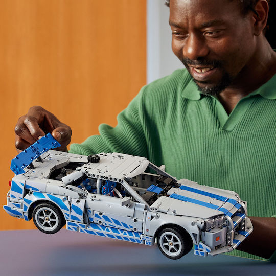 LEGO Technic 2 Fast 2 Furious Nissan Skyline GT-R (R34) Car for 18+ Years 1410 Pieces