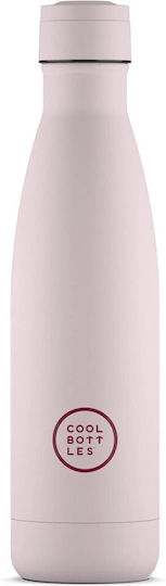Cool Bottles Pastel Μπουκάλι Θερμός Ανοξείδωτο BPA Free 500ml Ροζ