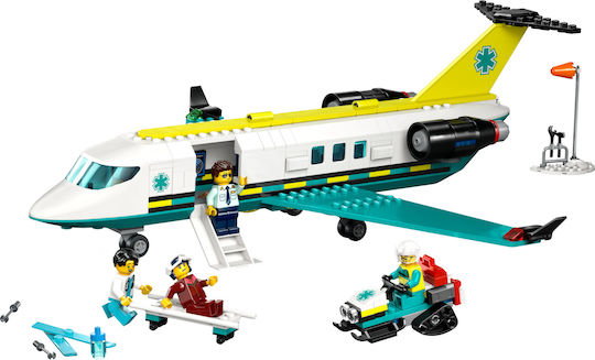 LEGO City Emergency Air Ambulance Airplane for Ages 6+ 403 Pieces