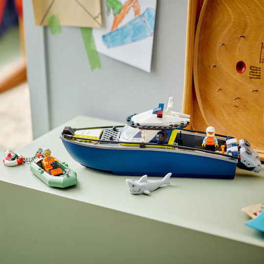 LEGO Lego City Polizei Boot Verfolgung für 6+ Jahre 264 Stück