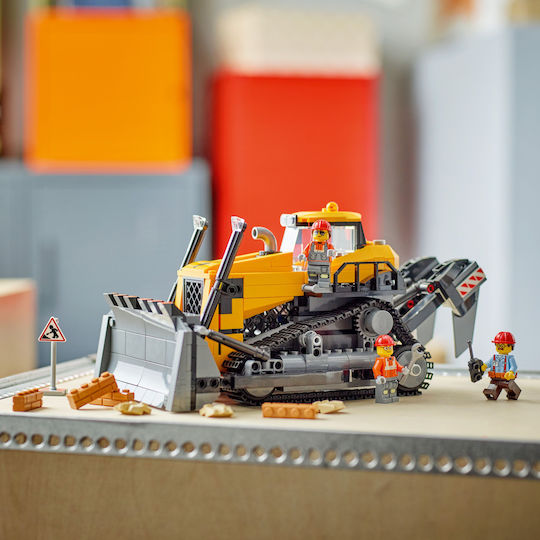 LEGO City Жълт Булдозер за 8+ Години 682 Бройки