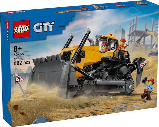 LEGO City Жълт Булдозер за 8+ Години 682 Бройки