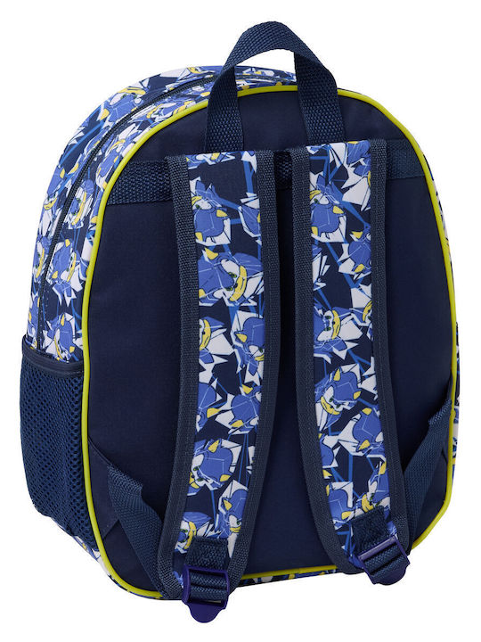 School Bag Sonic City Blue 27 X 33 X 10 Cm