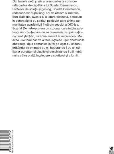 The Secrets Of Life And The Universe Scarlat Demetrescu