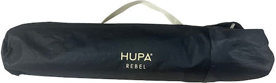 Hupa Καρέκλα Παραλίας Μαύρη Αδιάβροχη 52x52x87εκ.