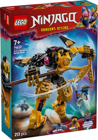 LEGO Ninjago Arin's Spinjitzu Battle Mech за 7+ години 213 броя