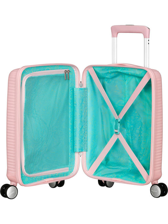American Tourister Розова с 4 колела Височина 47см.