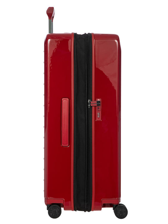 Porsche Design Large Travel Suitcase Carmine Red with 4 Wheels Height 82cm