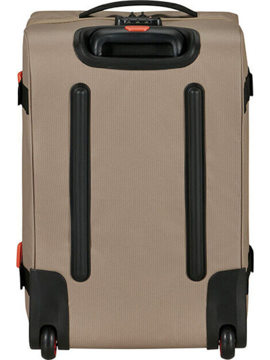 American Tourister Track Duffle Koffer Kabine Stoff Beige mit 2 Räder Höhe 55cm