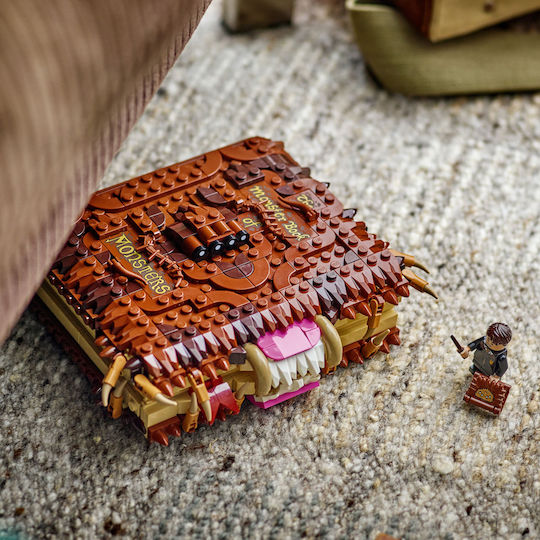 LEGO Harry Potter Chomping Monster Book of Monsters for Ages 9+ 518 Pieces