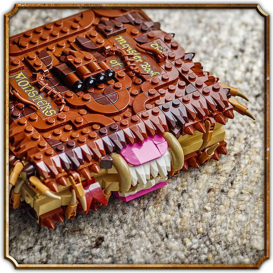 LEGO Harry Potter Chomping Monster Book of Monsters for Ages 9+ 518 Pieces