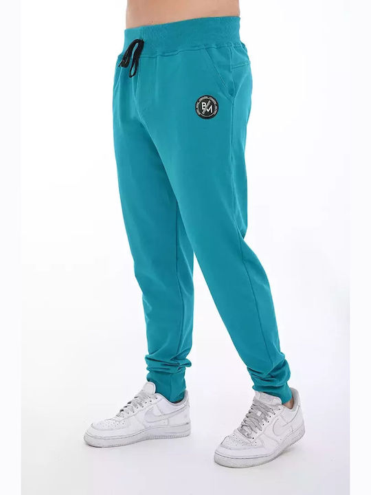 Sweatpants with Elastic Blue