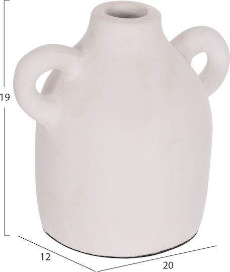 HomeMarkt Βάζο Πήλινο Clayvon Πορτοκαλί Φ5xΥ19cm