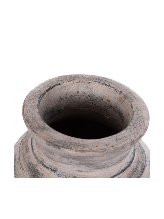 HomeMarkt Decorative Vase Vermo Gray 21x21x25cm