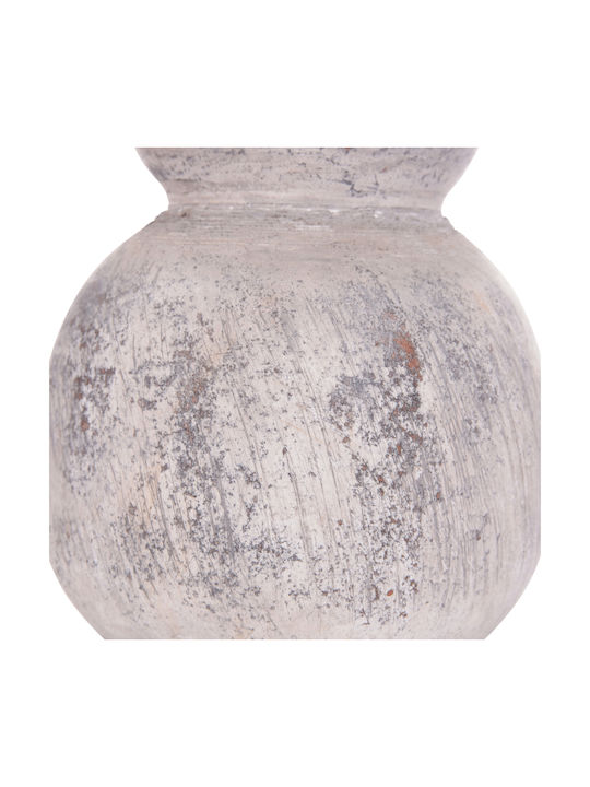 HomeMarkt Decorative Vase Vermo Gray 18x18x19cm