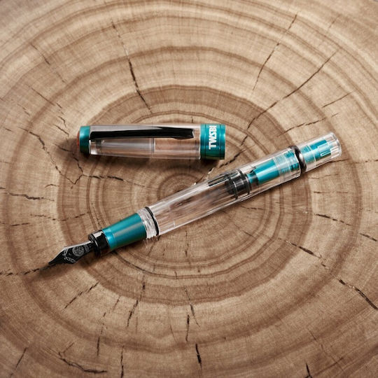 Twsbi Diamond Πένα Καλλιγραφίας Medium με Μπλε Μελάνι