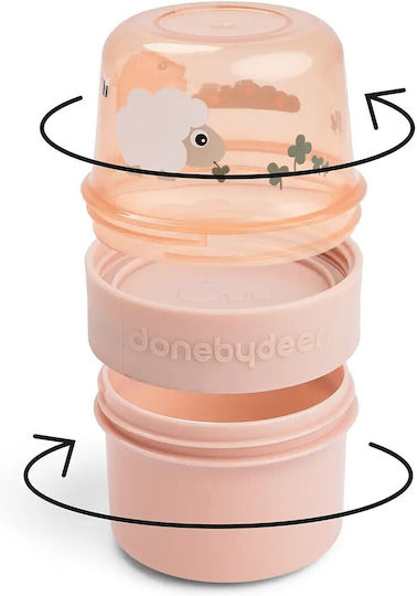 Done by Deer Plastic Kids' Food Container 0.15lt Pink