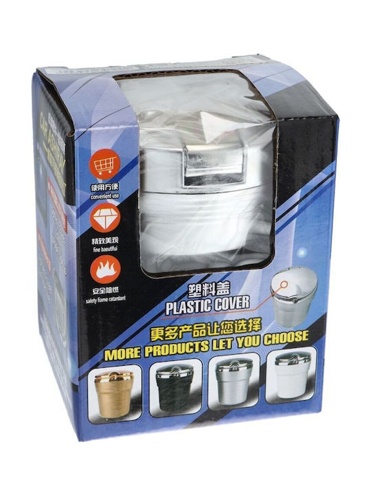 Car Ashtray Chrom Silver Oem