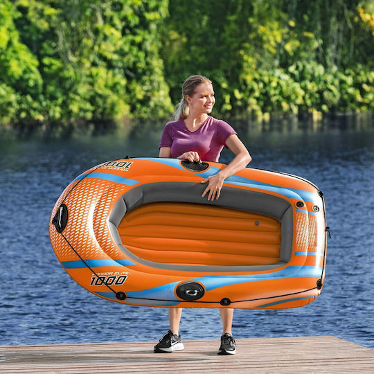 Bestway Kondor Elite 1000 Inflatable Boat for 1 Adult Orange 162x96cm