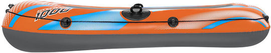 Bestway Kondor Elite 1000 Inflatable Boat for 1 Adult Orange 162x96cm