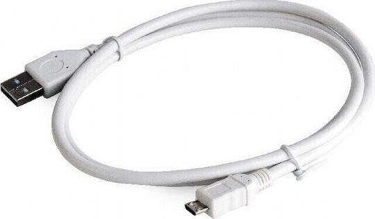 Cablu de Date Micro Usb 2a 1m Wuw-x83 blister Alb