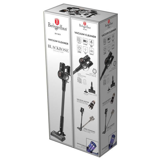 Berlinger Haus Rechargeable 2 in 1 Stick & Handheld Vacuum 22.2V Black BH-9671