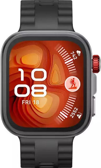 Huawei Watch Fit 4 Pro Aluminium 45mm Αδιάβροχο με Παλμογράφο (Μαύρο)