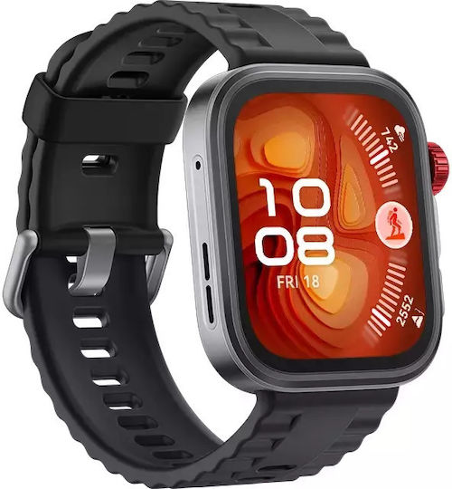 Huawei Watch Fit 4 Pro Aluminium 45mm Αδιάβροχο με Παλμογράφο (Μαύρο)