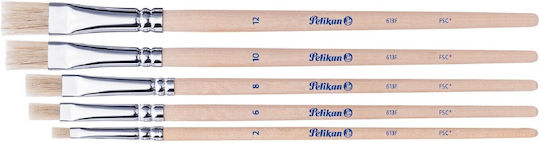 Pelikan Flat Brushes 5 Pieces Starter 701532 4012700701534