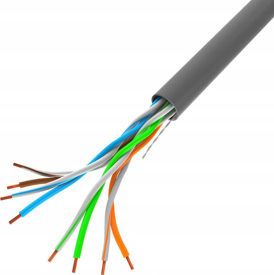 Lanberg U/UTP Network Cable Ethernet 100m Gray