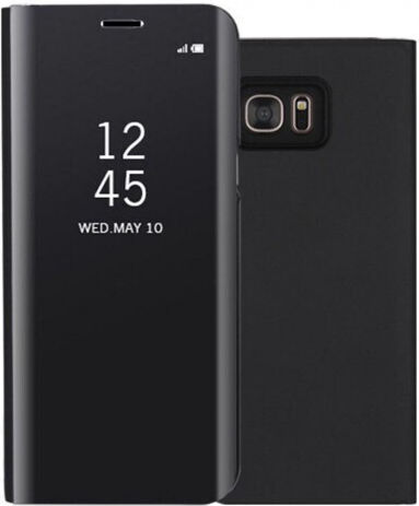 Book Plastic / Piele artificială Negru (Galaxy M20)